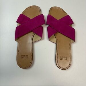 Stuart Weitzman Cross Sandals Size 8.5 Pink